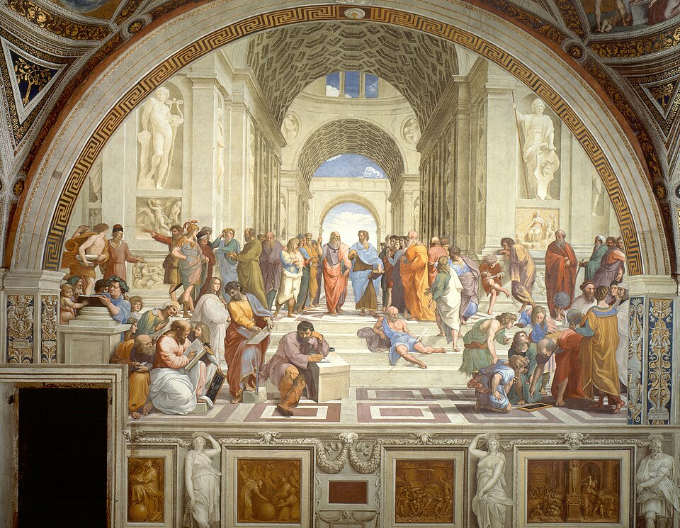 Painting The school of Athens