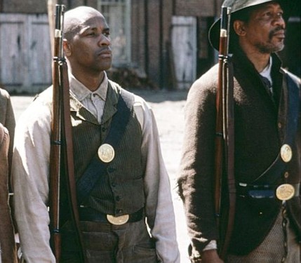 Image of scene from the film Glory